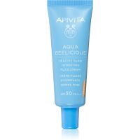 Apivita Aqua Beelicious Fluid SPF30 Tinted leichtes getöntes Fluid zur Verjüngung der Gesichtshaut SPF 30 40 ml