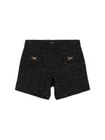 Wool Blend Tweed Shorts