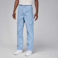 Jordan Essentials Washed Chicago Pants Blue Grey - Pánske - Nohavice Jordan - Modré - FN6364-436 - Veľkosť: S