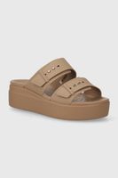 Crocs papuci Brooklyn Low Wedge Sandal
