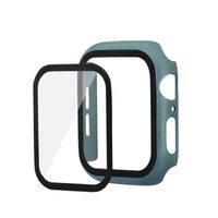 ENKAY etui s kaljenim steklom za Apple Watch 6 / SE / 5 / 4 40mm zelen