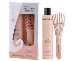 Darčeková sada pre kučeravé vlasy Selective Professional OnCare CurlLover WeCareYou Kit - šampón + kefa zadarmo + darček zadarmo