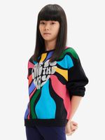 Desigual Ida Sweatshirt Kinder Schwarz