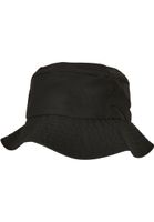 Cap with elastic adjustment bucket black