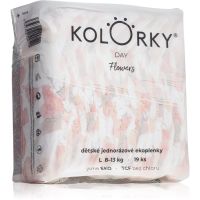 Kolorky Day Flowers одноразові ЕКО-підгузки розмір L 8-13 Kg 19 кс