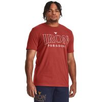 T-shirt Under Armour Project Rock Iron Ss Heritage Red S