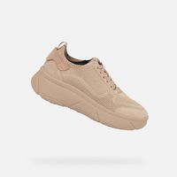 Beige women's sneakers Geox Nebula 2.0 X - Women's