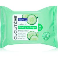 Beauty Formulas Cucumber Feuchttücher mit Gurkenextrakt 25 St.