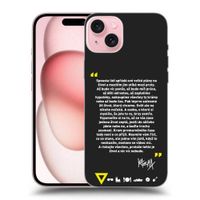 Silikónový čierny obal pre Apple iPhone 15 - Kazma - BUĎTE TROCHU YESMANI