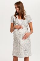 Mateřská noční košilka Italian Fashion Karla - bavlna Světle šedá XL