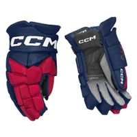 Rukavice CCM Jetspeed FT8 SR, tmavo modrá-červená-biela, Senior, 13"