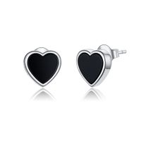 Olivie Strieborné náušnice BLACK ♥ 4565