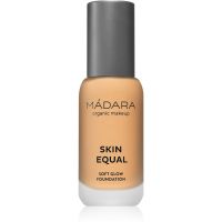 MÁDARA Skin Equal podkład rozświetlający nadający naturalny wygląd SPF 15 odcień #50 Golden Sand 30 ml