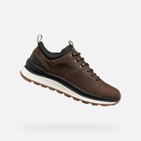 Tmavě hnědé pánské tenisky Geox Spherica Actif X2 - Pánské