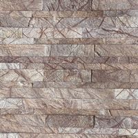 Panel 3D Marmura Flexibila SKIN - Rain Forest Brown, 60 x 15 cm (cu 3M pe spate)