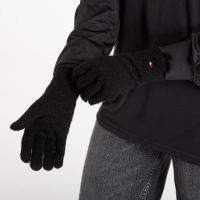 Rękawiczki Tommy Hilfiger Flag Fluffy Knit Gloves Black Universal