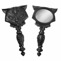 Deko (Spiegel) ALCHEMY GOTHIC - Cat - Black