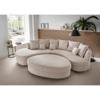 Livetastic SEDACÍ SOUPRAVA, textil, béžová