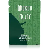 Fluff Wicked Elphaba Refining Mask maska iz platna za obraz za enkratno uporabo 17 ml