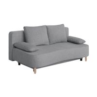 P & B ROZKLADACIA POHOVKA, textil, kompozitné drevo, taupe