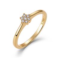 Olivie Zásnubný prsteň PRÍRODNÝ DIAMANT 0,06ct GOLD 9244 Veľkosť prsteňov: 5 (EÚ: 49 – 50)