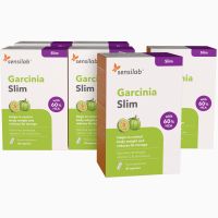 Garcinia Slim 6er Pack - 417 mg Garcinia Cambogia (60 % HCA) pro Kapsel. Natürlicher Appetitzügler. 6x 30 Kapseln | Sensilab