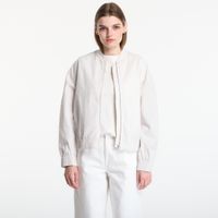 Γιλέκο Calvin Klein Linen Bomber Jacket White Sand M