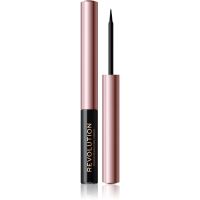 Makeup Revolution Super Flick tekući eyelineri nijansa Black 2,4 ml