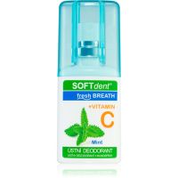 SOFTdent Fresh Mint рідина для полоскання ротової порожнини для стійкої свіжості подиху 20 мл