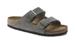 Birkenstock Arizona Nubuck Leather Narrow Fit Muškarci - Sandale Birkenstock - Siva - 1020707-7 - Size: 7
