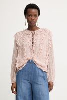 BOSS Orange bluză cu volane pentru femei, din vâscoză C Borma