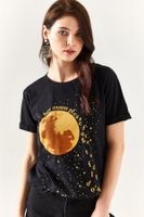 Damen T-Shirt Olalook Moon