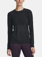 Under Armour UA Seamless Stride LS T-Shirt Schwarz