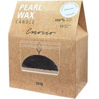 Emocio Pearl wax Cashmere Black aromatizēta svece 350 g