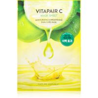 NATURE REPUBLIC Vitapair C Mask Sheet платнена маска с озаряващ и хидратиращ ефект 25 мл.