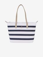 Tommy Hilfiger Poppy Tote Corp Stripes Handtasche Blau