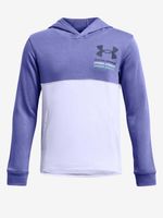 Under Armour UA Boys Rival Terry Hoodie Mikina dětská Fialová