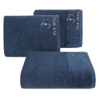 Eurofirany Unisex's Towel 441848 Navy Blue