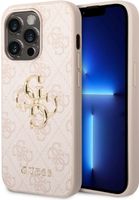 Ovitek GUESS 4G METAL za Apple iPhone 15 Pro roza