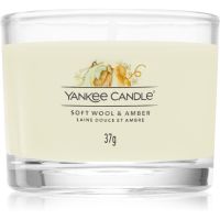 Yankee Candle Soft Wool & Amber mala mirisna svijeća bez staklene posude 37 g