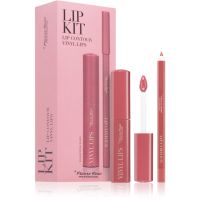 Pierre René Professional Lip Kit poklon set za usne 05 Peony Fusion 2 kom