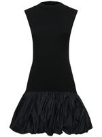 Rocky Ruffled Knit Mini Dress
