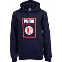 Puma SLAVIA PRAGUE GRAPHIC TEE JR Юношеско горнище, тъмносин, размер
