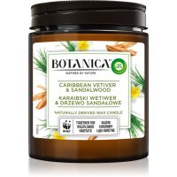 Air Wick Botanica Caribbean Vetiver & Sandalwood ароматна свещ 205 гр.