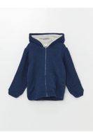 LC Waikiki LCW baby Hooded Baby Boy Knitted Cardigan