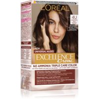 L’Oréal Paris Excellence Universal Nudes permanentná farba na vlasy odtieň 4U 1 ks