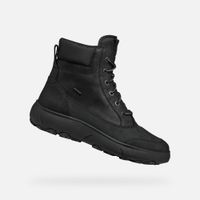 Black Men's Ankle Boots Geox Nebula + Grip AB - Men
