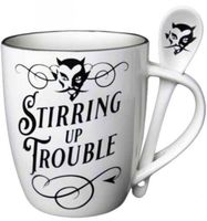 kubek z łyżką ALCHEMY GOTHIC - Stirring up Trouble