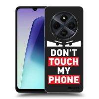 Silikónový čierny obal pre Xiaomi Redmi 14C - Shadow Eye - Transparent