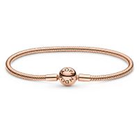 Pandora Luxusný bronzový náramok Rose Moments 580728 18 cm